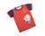 PLAYERA ROJA MANGAS AZULES CHIVITO PARA NIÑO