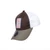 GORRA MALLA CAFÉ Y BEIGE APLICACIÓN LOGO RETRO