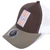 GORRA MALLA CAFÉ Y BEIGE APLICACIÓN LOGO RETRO