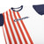 PLAYERA BLANCA CON RAYAS MANGAS AZULES CHIVAS