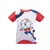 PLAYERA NIÑO BLANCA CHIVITO MANGAS ROJAS PLAYERA NIÑO BLANCA CHIVITO MANGAS ROJAS