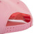 GORRA LISA ROSA ESCUDO MONOCROMÁTICO