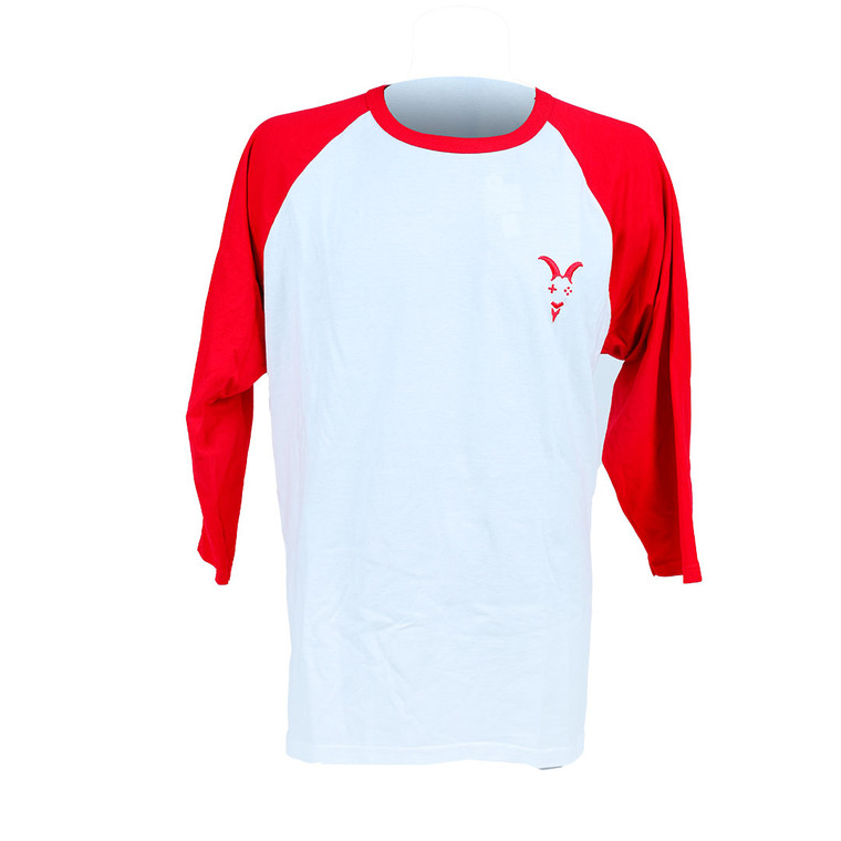 PLAYERA COMBINADA ROJI BLANCA MANGA LARGA CHIVITA ESPORTS