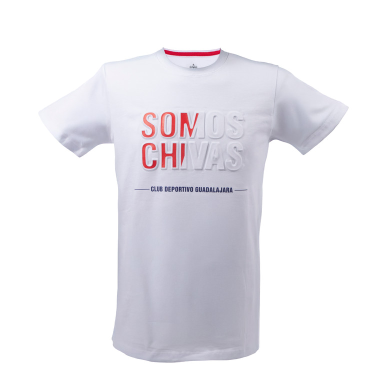 PLAYERA SOMOS CHIVAS BLANCA