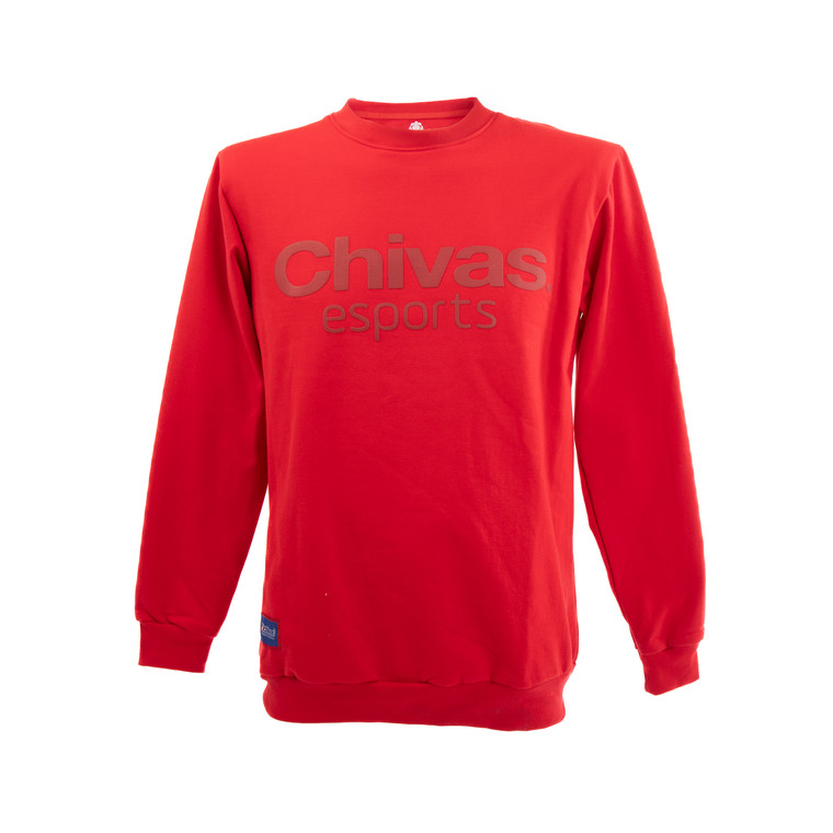 SUDADERA LISA ROJA ESPORTS