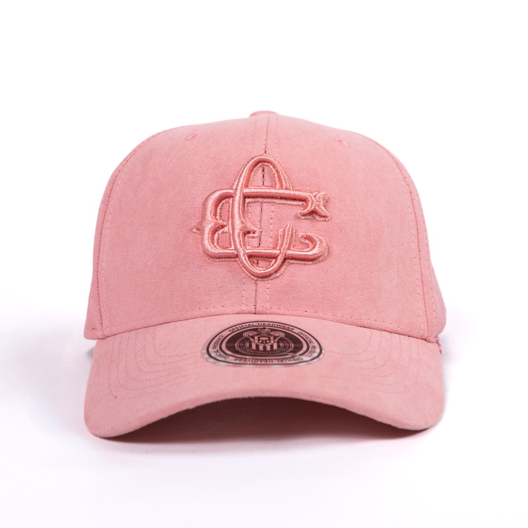 GORRA ROSA ESCUDO BORDADO RETRO CENTENARIO CHIVAS