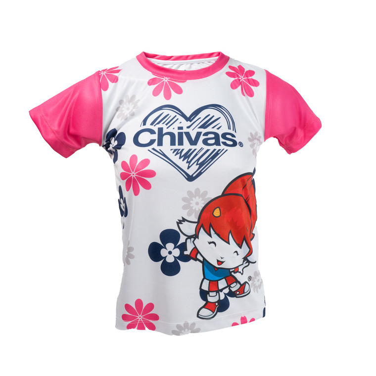 PLAYERA FLORES CHIVITA PARA NIÑA