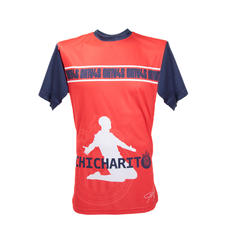 PLAYERA COMBINADA ROJA Y AZUL CH14