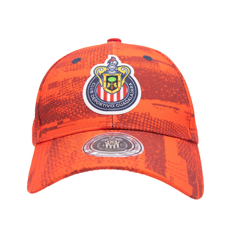 GORRA ROJA PIX CON ESCUDO CHIVAS