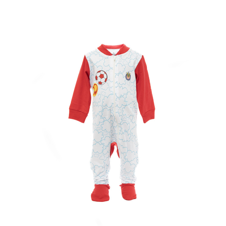 MAMELUCO NUBES CHIVAS PARA BEBÉ