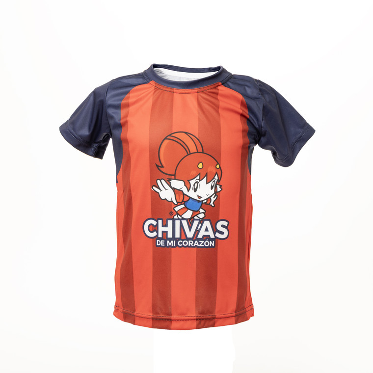 PLAYERA BICOLOR CHIVITA DE MI CORAZÓN NIÑA