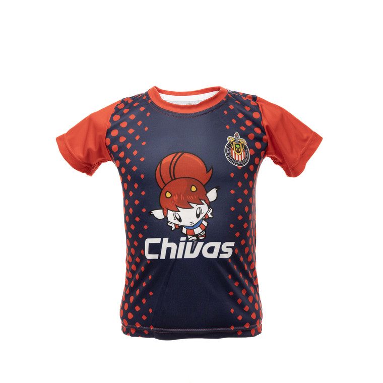 PLAYERA BICOLOR PUNTOS CHIVITA NIÑA PARA BEBÉ