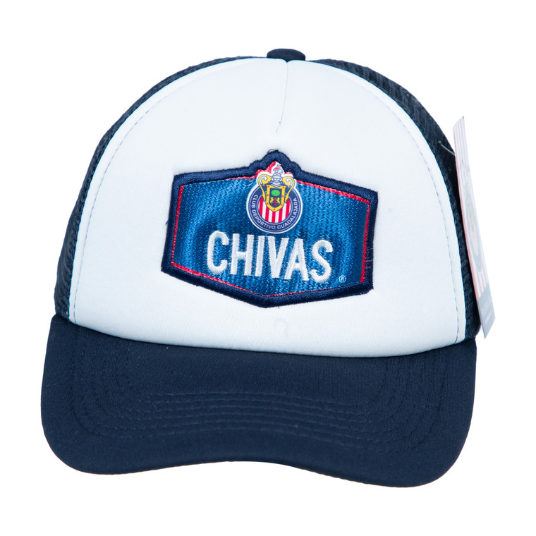 GORRA MALLA PARCHE 3D CHIVAS AZUL