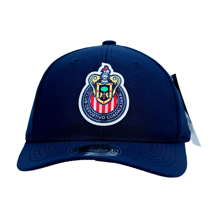 GORRA LISA AZUL ESCUDO CHIVAS