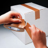 Kraft Pressure-Sensitive Natural Rubber Adhesive Carton Sealing Tape - Tan (7.4 mil)