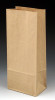 4-3/4" x 3-1/4" x 11-1/2" Poly-Lined Gusseted Paper Bag without Tabs - Kraft (50 lb.) (Qty) 1000 Items