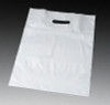 12" x 15" Poly Tote Bag with Patch Handle - White (2 mil) (Qty) 1000 Items