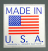 White "Made in USA" Labels (Qty) 500 Items  - 1 Roll