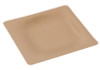 7" Compostable Fiber Plate - Square (Qty) 50 Items