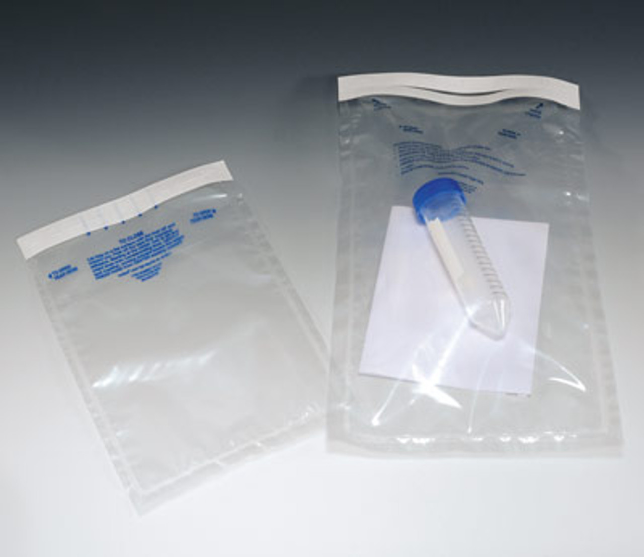 6-3/4" x 12-1/4" Tamper-Evident Leakproof Specimen Bag with Pouch (2 mil) (Qty) 1000 Items