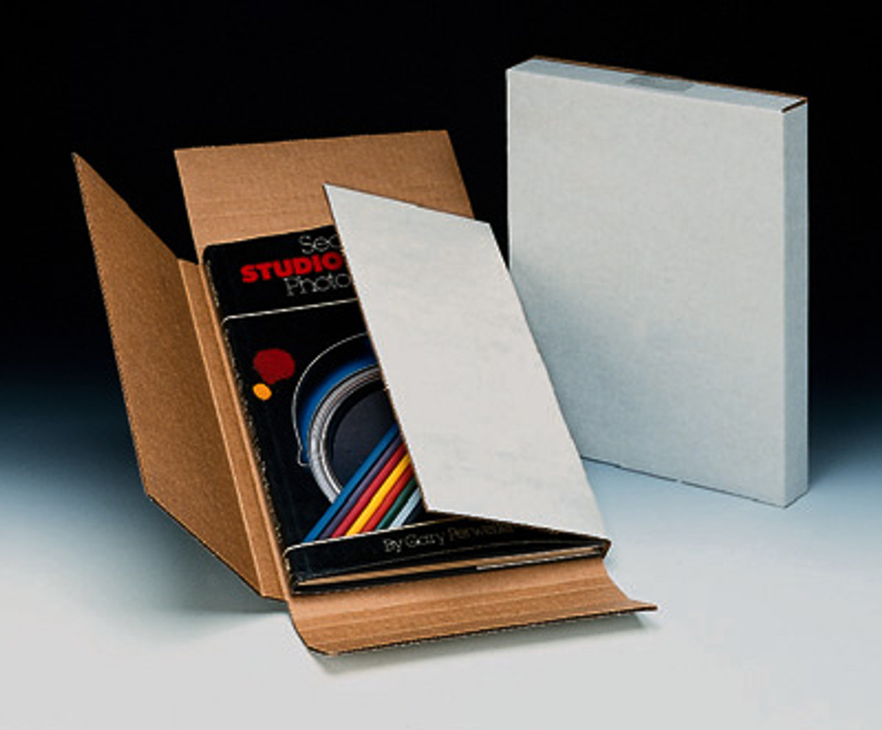 Corrugated Multi-Depth Box for Digests - White (200-lb. Test / 32-lb. ECT) - SOLD IN BUNDLES