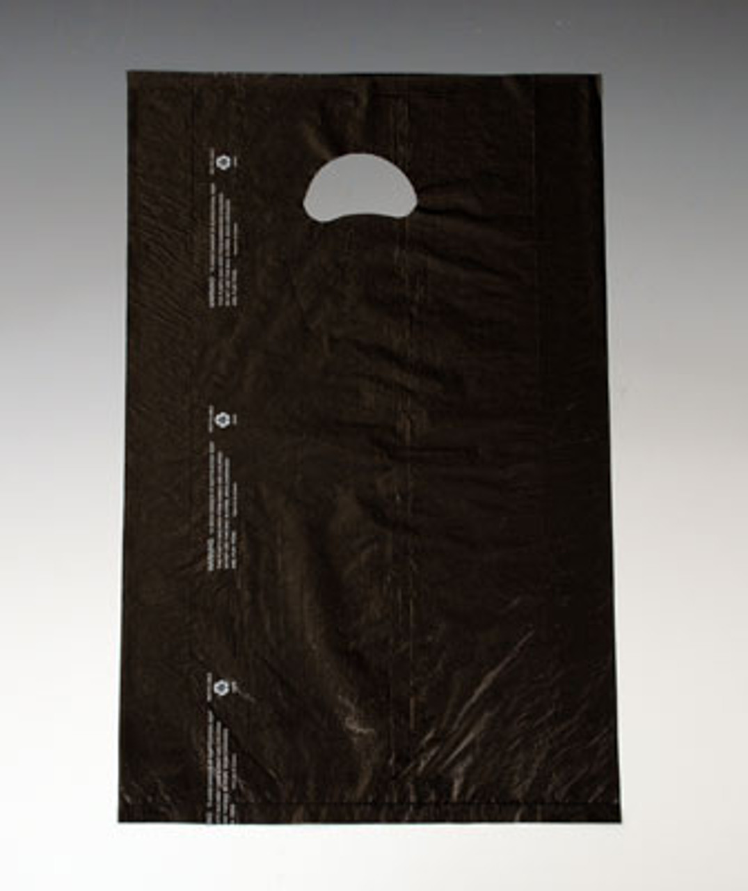 High Density Embossed Gusseted Merchandise Bag with Die-Cut Handle - (Qty) 500 Items
