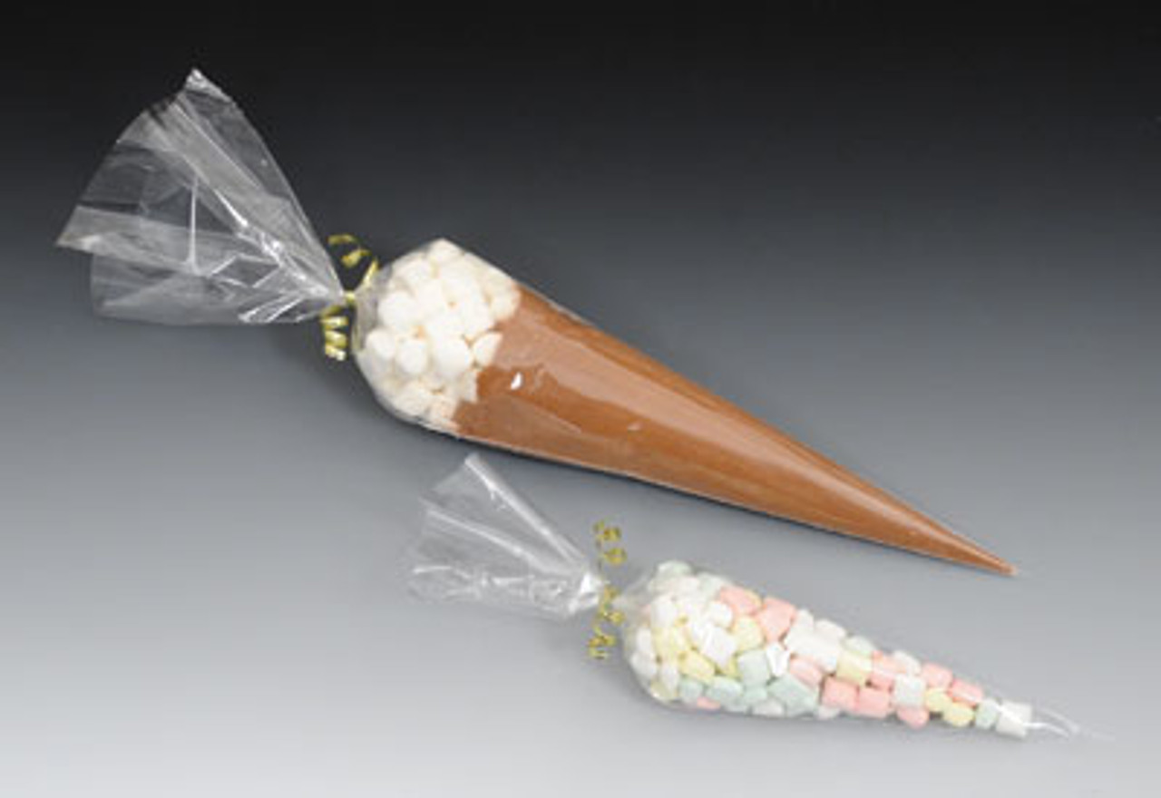 Polypropylene Cone Bags (1.2 mil) (Qty) 100 Items