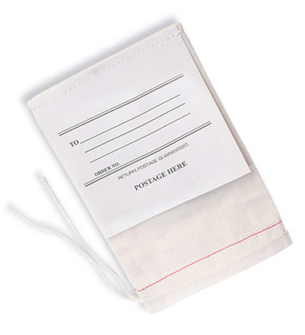 Economy Cloth Mailing Bag with Single Drawstring & Attached Tag (Qty) 500 Items