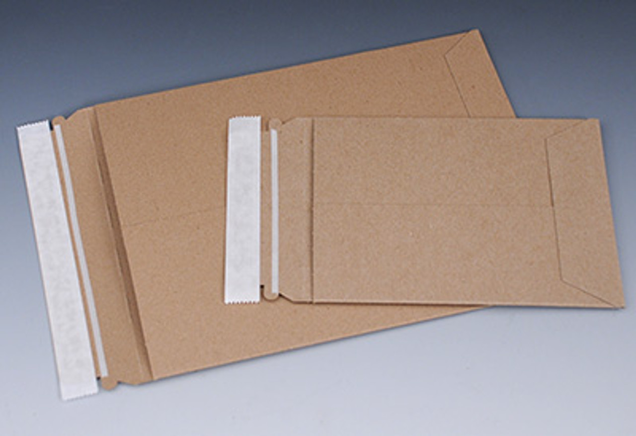 Stayflats Plus Peel-and-Seal Mailer - Kraft (Qty) 100 Items