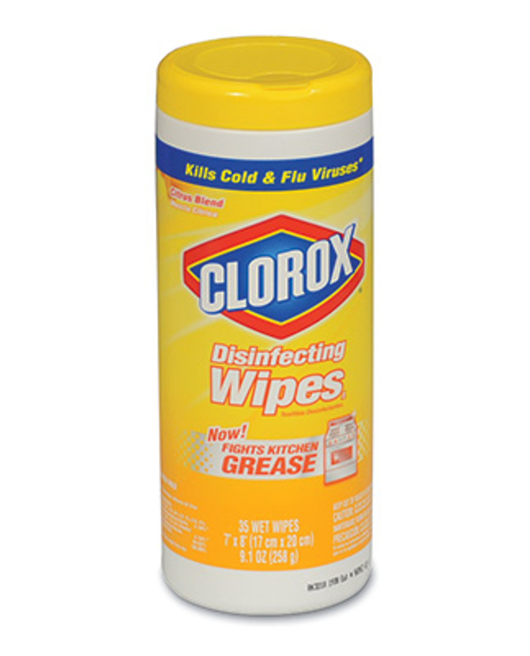 CLOROX Disinfecting Wipes with Citrus Scent in Pop-up Canister (35-Count) (Qty) 1 Roll
