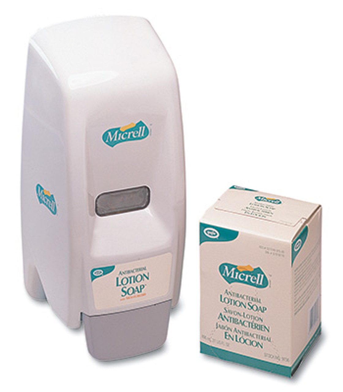 Dispenser for Micrell Antibacterial Lotion Soap (800 ml / 27 fl. oz.) (Qty) 1 Roll