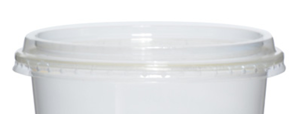 Lid for Compostable Clear Deli Containers (Fits 8, 16, and 32 oz.) (Qty) 50 Items