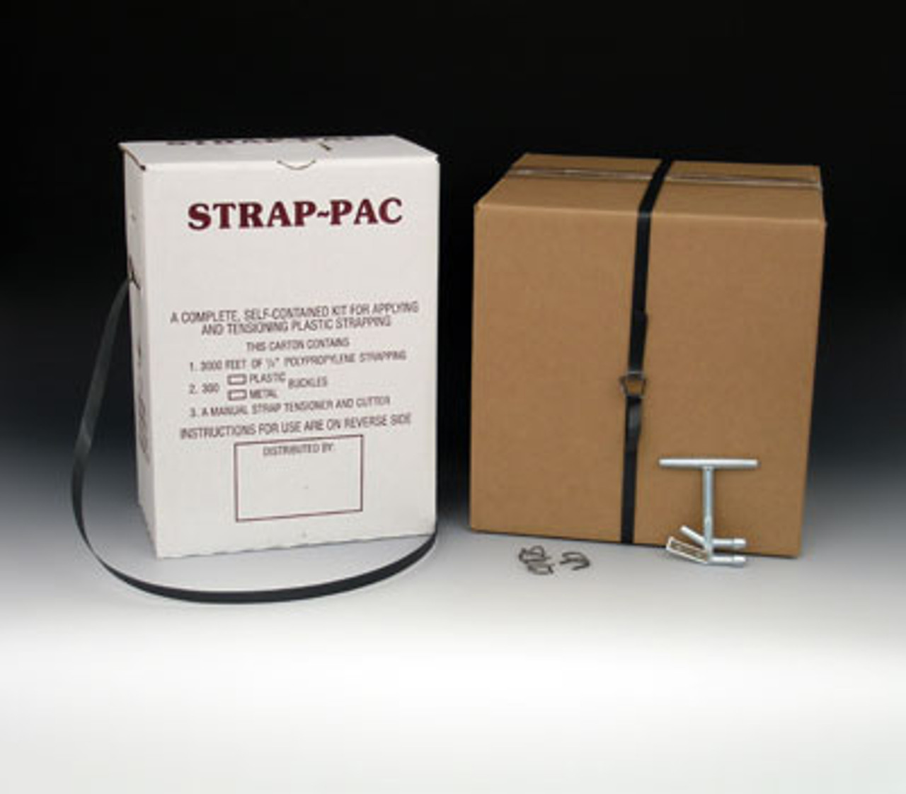 Polypropylene Strapping Kit (300 lb. Tensile Strength/.015" Thickness) (Qty) 1 Kit