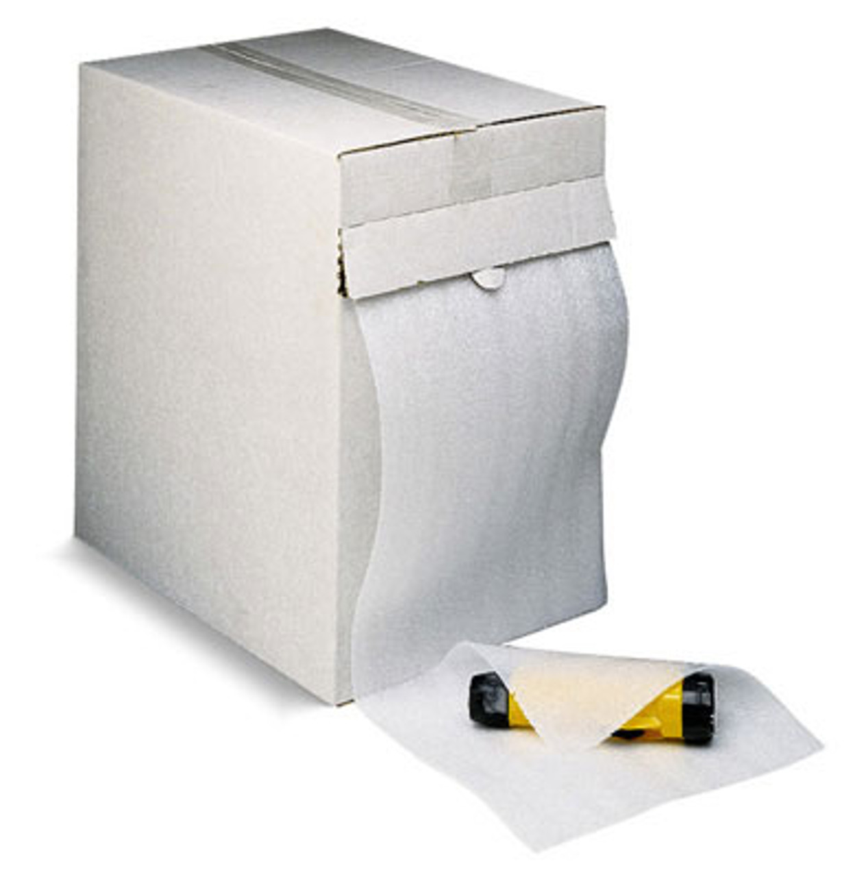 12" x 175' Sealed Air Cell-Aire Poly Foam with Perforations in a Dispenser Box (1/8") (Qty) 1 Roll