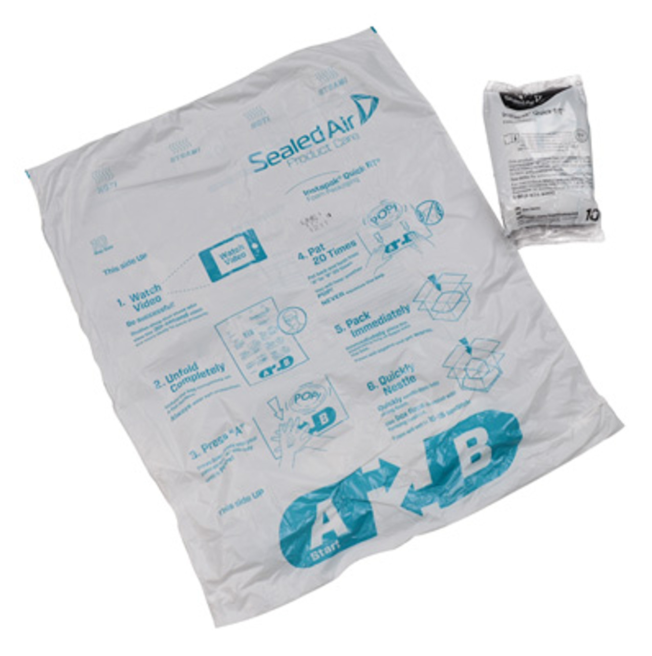 Sealed Air Instapak Quick Tuff Room Temperature Foam Packaging Bags (Sold by the carton)