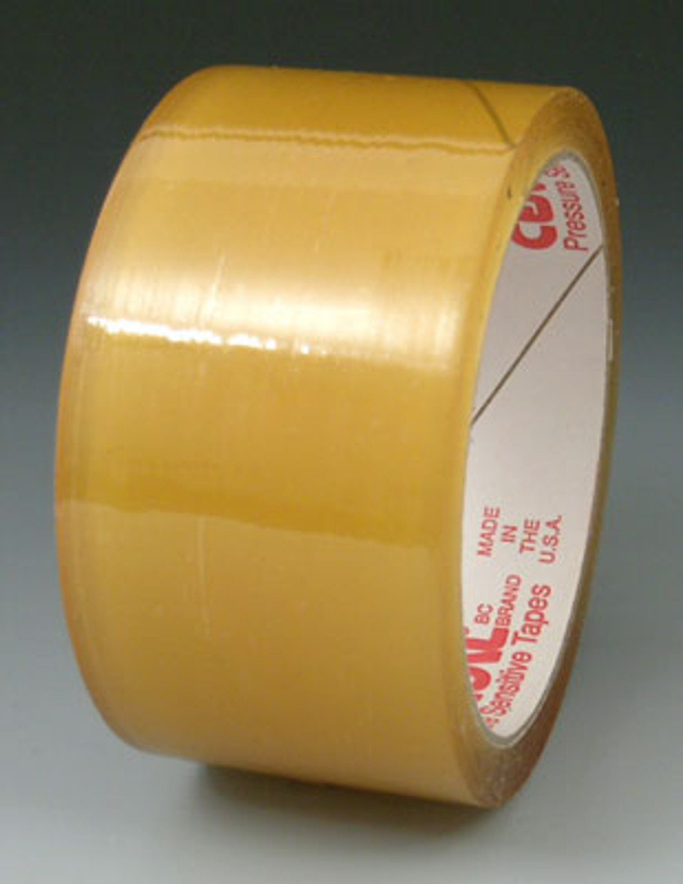 Natural Rubber Adhesive Carton Sealing Tape - Clear (1.6 mil) (Sold per carton)