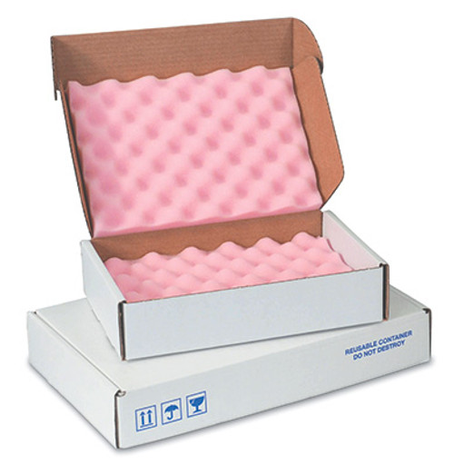Anti-Static Foam-Lined Corrugated Box (200-lb. Test / 32-lb. ECT) - SOLD IN BUNDLES