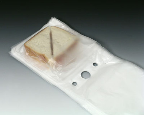 6-1/2" x 6-1/4" High Density Saddle Pack Flap-Lock Poly Bag (.5 mil) (Qty) 2000 Items