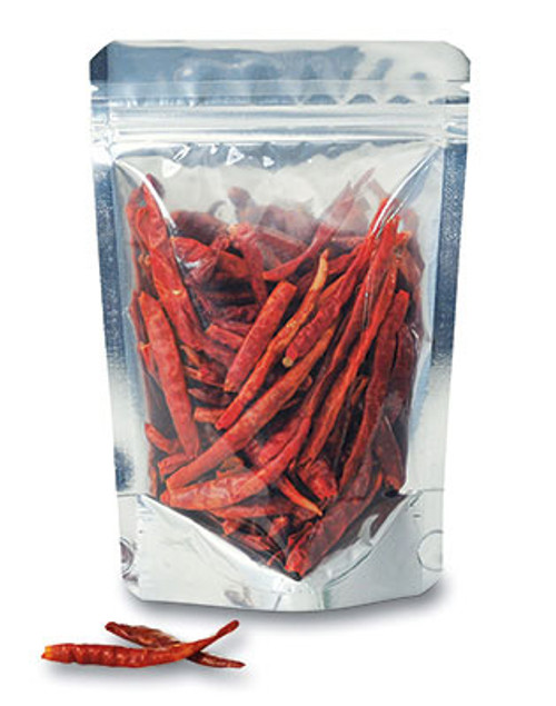 Stand-up Barrier Zipper Pouches with Metalized Back with Bottom Gusset (4 mil) (Qty) 1000 Items