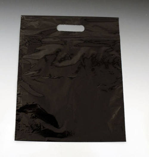 20" x 20" Poly Tote Bag with Die-Cut Handle + 5" Bottom Gusset - (2 mil) (Qty) 250 Items