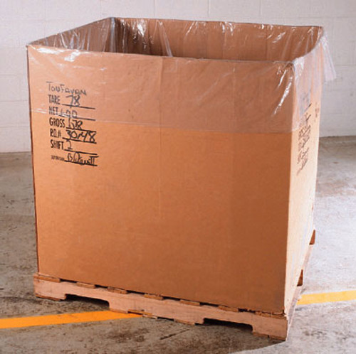 Gusseted Metallocene Cover/Liner Perforated on a Roll - Clear