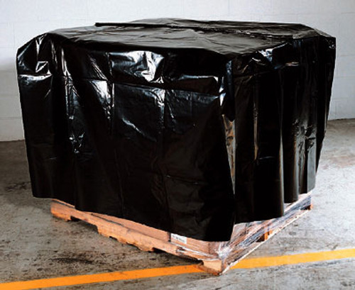 Giant Poly Bag Cover/Liner Perforated on a Roll - Black