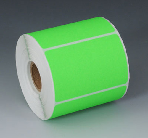 All-Purpose Unprinted Fluorescent Rectangular Label (Qty) 500 Items
