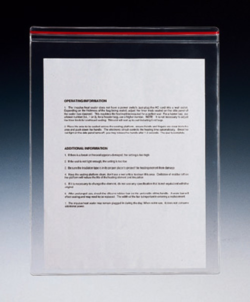 Vinyl Zipper Envelopes (7.5 Gauge)