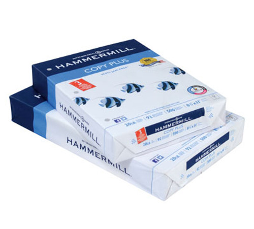 Hammermill Copy Plus Paper - Bright 92 - (20 LB.) - 1 Ream (Qty) 500 Sheets
