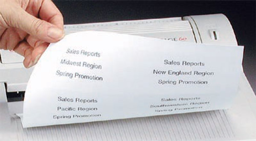Laser/Inkjet Printer Sheet Labels - White (100 Sheets per Package)