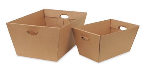 Corrugated Tote Boxes (275-lb. Test / 44-lb. ECT) (Qty) 25 Items
