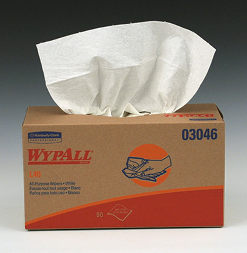 Kimberly-Clark WypAll L40 Light-Duty Wipers - (sold by the carton)