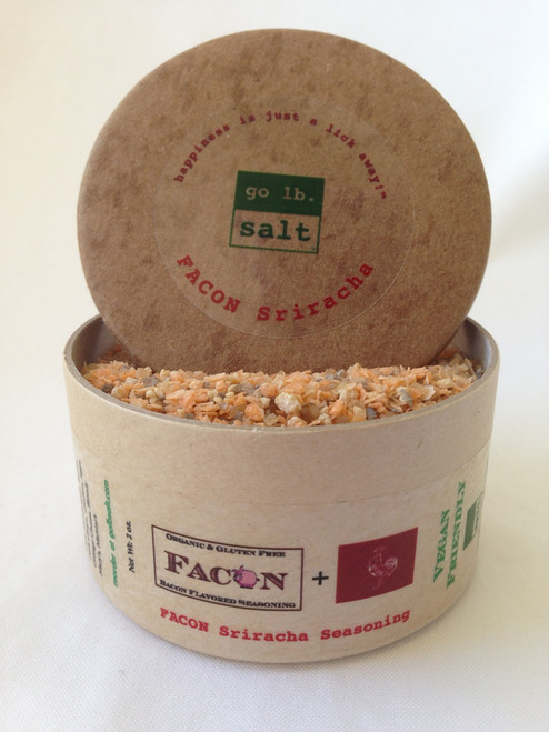 FACON™ Sriracha Seasoning - The Original Bacon Flavored Sriracha Seasoning! (retail product image) by go lb. salt ® - store.golbsalt.com