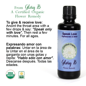 SPEAK LOVE  an anointing blend  to give & receive LOVE